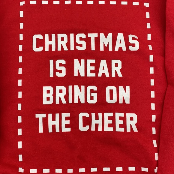 NWT Adolescent Clothing Christmas Is Near Crew Neck Sweatshirt Women Siz… - Picture 2 of 5